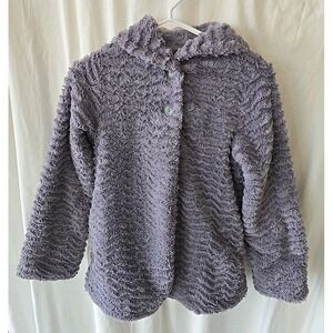 Patagonia Girls L (12) Feather Gray Pelage Fleece‎ Swing Jacket